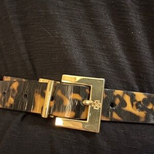 Vintage tory Burch Tortoise  Buckle belt